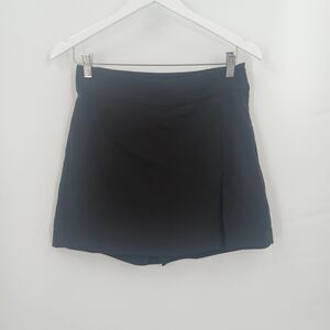 womans size medium love tree black skort shorts mini skirt classic going out